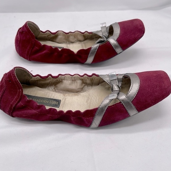 STEVE Madden Luxe Ballerina Slippers Size 8.5M - Picture 6 of 8